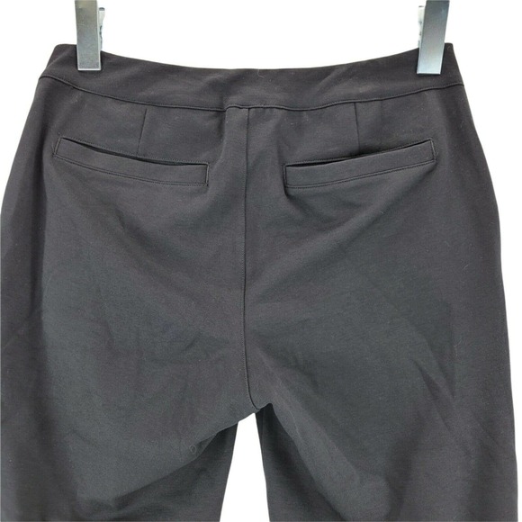 American Giant Ponte Knit Cropped Straight Leg Pants Black Size 4 - Picture 4 of 8